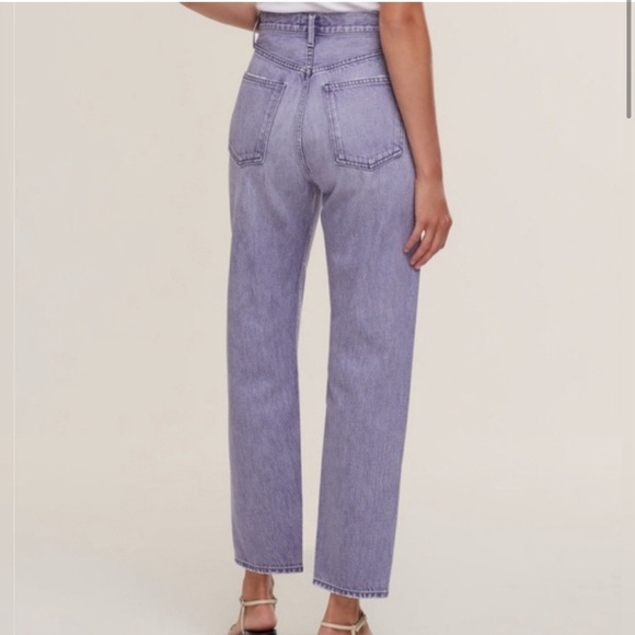 Agolde 90’s Pinch Waist Jean Ashberry Purple Size 23 - Picture 2 of 14
